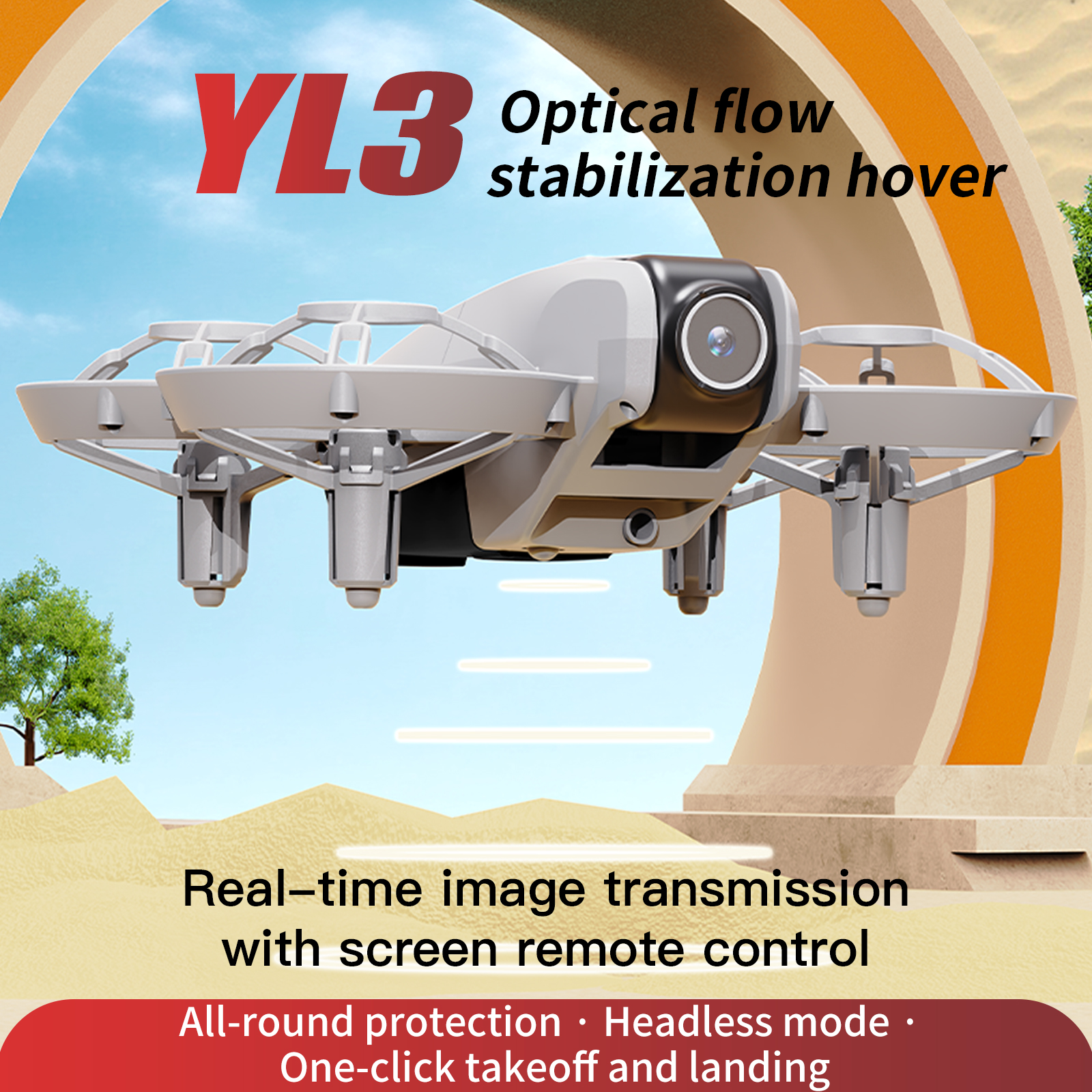 YL3 Remote-Controlled Drone wi - Rc Helicopter Case avis et prix