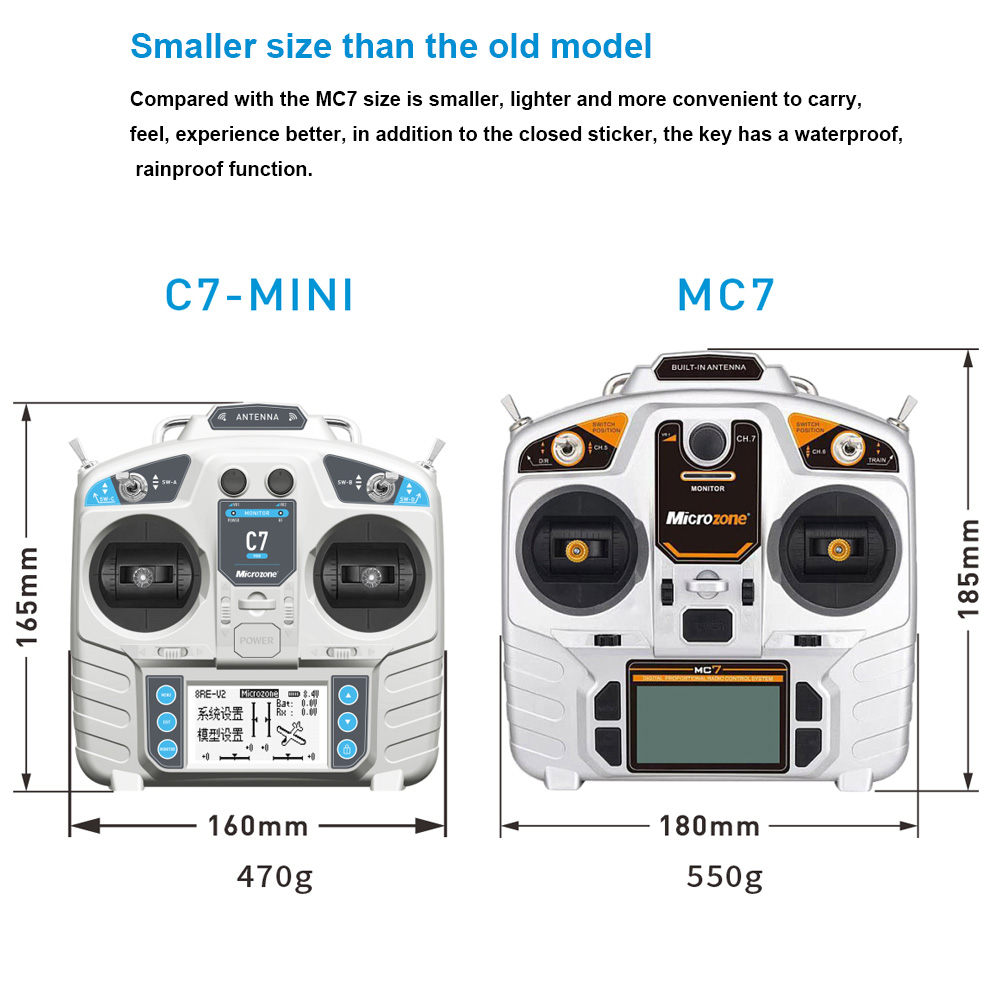 MicroZone MC7 Controller C7 MI - Rc Helicopter Remote Control avis et prix