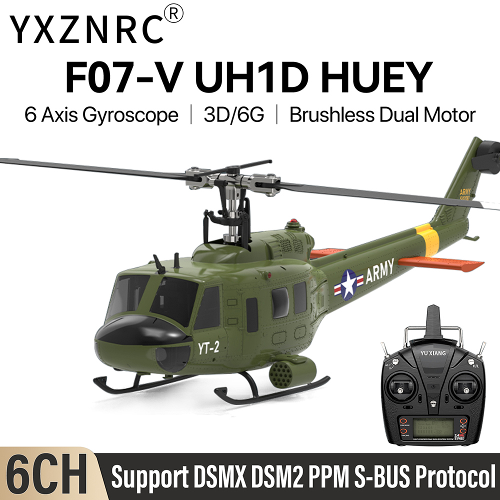 New YUXIANG RC Helicopter F07- - Rc Helicopter Gyro avis et prix
