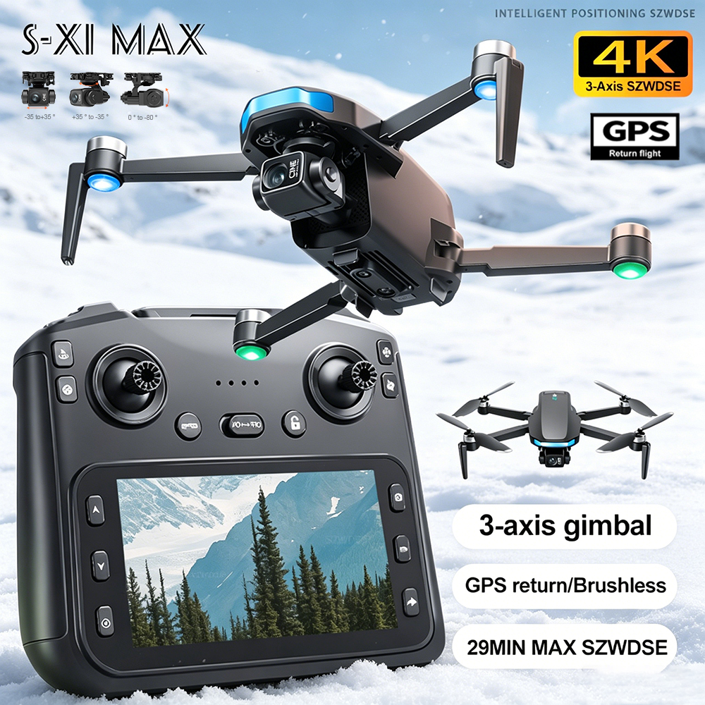 New S-X1 MAX Drone GPS 8K Prof - Rc Helicopter Charger avis et prix