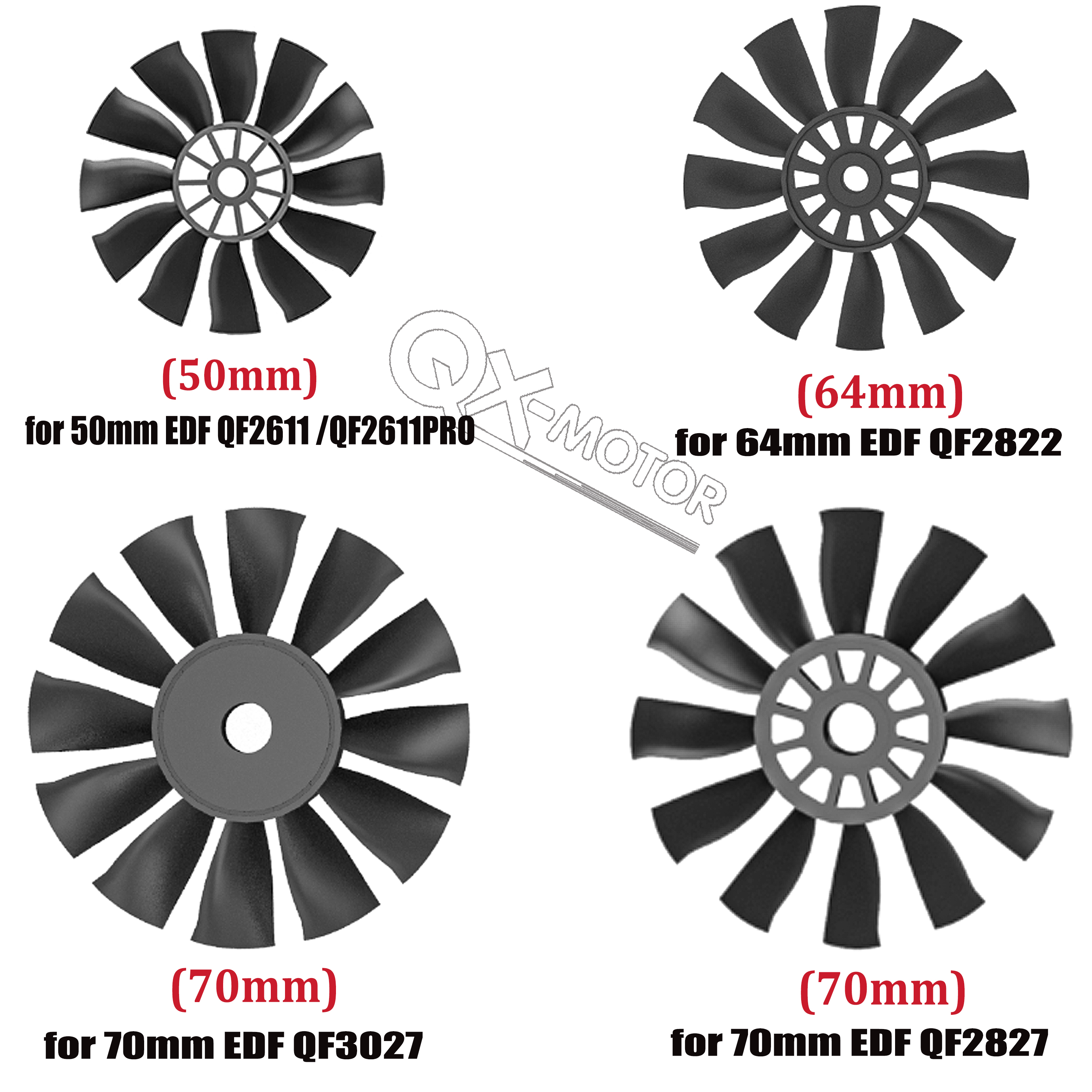 30MM /50MM /64MM /70MM Various - Rc Helicopter Single Rotor avis et prix